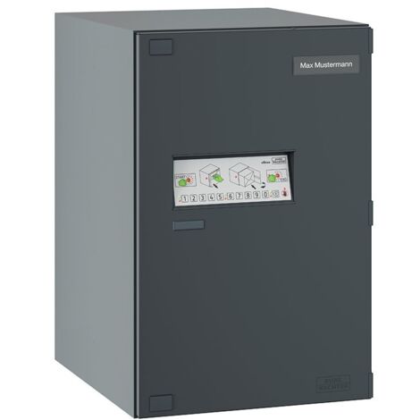 BURG Paketbox eBoxx EASY+ E 635, Breite 380, Höhe 575 mm, anthrazit