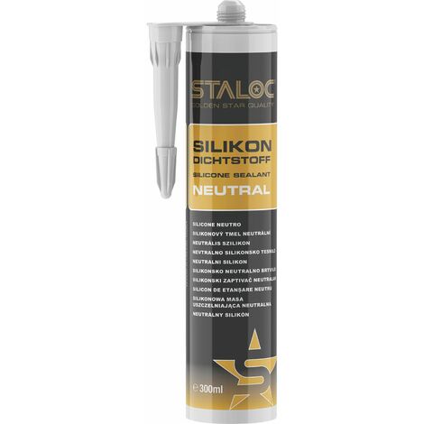 STALOC Neutralsilikon 300ml manhattan (1/3)