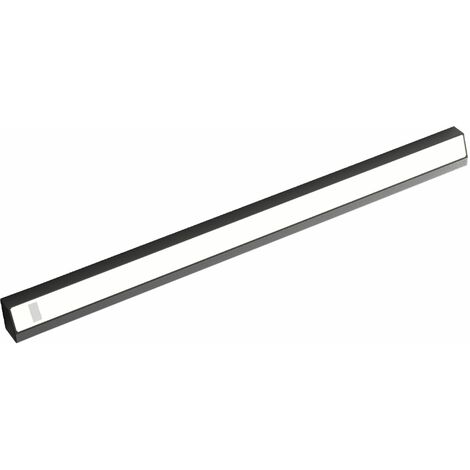 L&S Lugano Unterbauleuchte 900mm - LED DualColor 3000K/4000K, Küchenleuchte mit IR-Schalter, schwarz