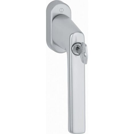 HOPPE Fenstergriff HAMBURG - Sperrzylinder, Aluminium silber eloxiert