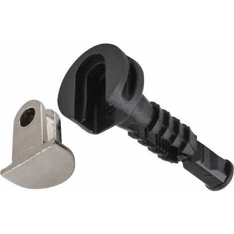 Alfa Foro Bodenträger Trägerteil 10 mm vernickelt, Gehäuseteil Normal-360 10 mm