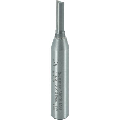 ENT Nutfräser - Fräser zum Einbohren in Hart- und Weichholz 4x12mm, HW