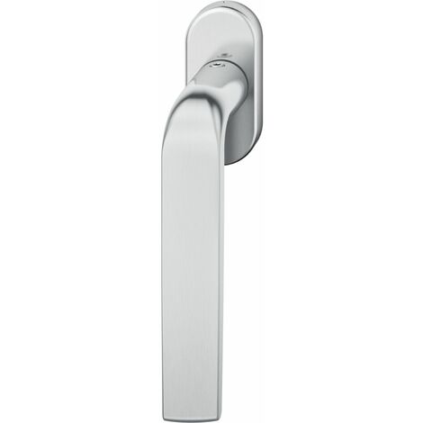 FSB Fenstergriff 341267 - Griff auf ovaler Rosette, Edelstahl matt