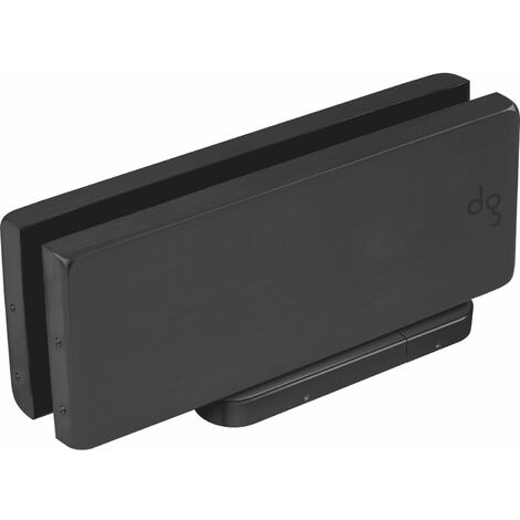 DORMA-Glas Beschlagsset Universal Motion NG33 mit Feststellung, Alu schwarz