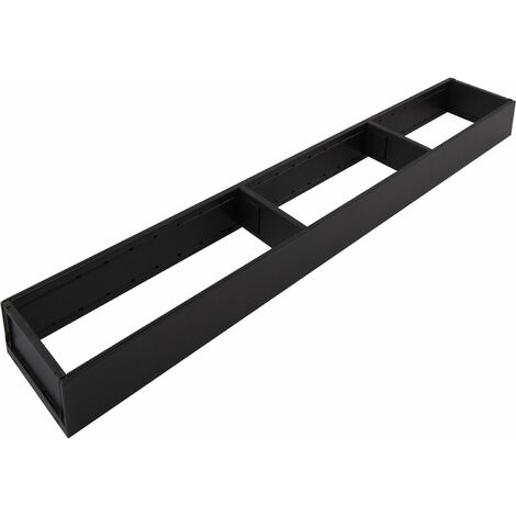 BLUM AMBIA-LINE Schubkastenrahmen schmal 100mm, NL600mm, Stahl carbonschwarz matt
