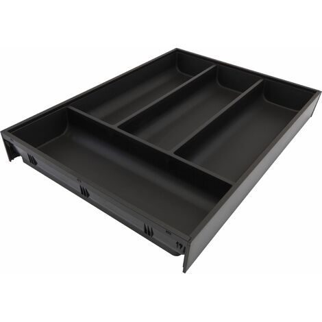 BLUM AMBIA-LINE Besteckeinsatz NL450mm,B300mm, Stahl carbonschwarz