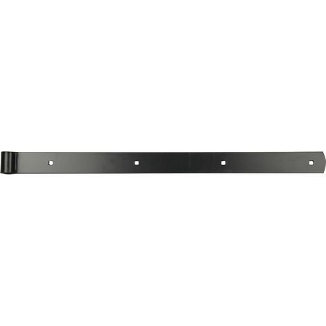 Langbänder mittig gerollt,ohne Kegel, 1000 x 45 x 5mm, Stahl schwarz RAL9005 (1/4)