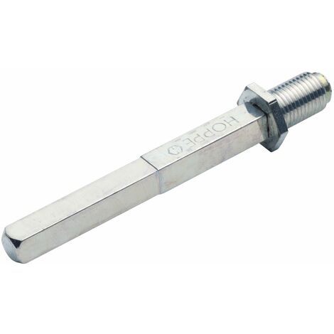 HOPPE Vierkantstift für Knopf/Drücker 8/9 Länge100mm abgesetzt SST- FH-Rosette