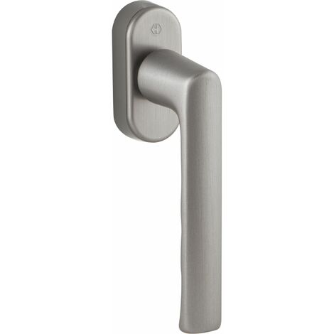 HOPPE Fenstergriff HAMBURG - SecuForte, VK 32-42, Aluminium edelstahlfarbig matt (1/5)