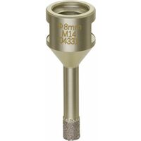 Diewe Fliesen Diamantbohrer Premium 7 Fliesenbohrer für Winkelschleifer M14 ø 8mm