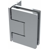 Duschtür Scharnier 8500N 90 Grad Glas-Wand, Messing verchromt poliert
