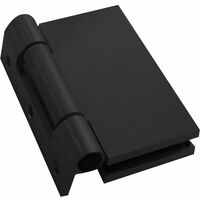 HARVIA Sauna-Glastürband Glas/Holz eckig Aluminium Schwarz
