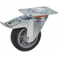 DÖRNER + HELMER Lenkrolle TPE PP-Felge Feststeller 100 mm 70 kg