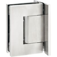 Pendeltürband Biloba 8910 Glastürband für Glaswand 8-13,52mm - hydraulisches Band mit Nulllageneinstellung, Edelstahl matt