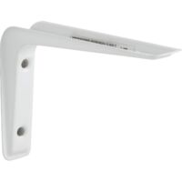 Regalbodenträger (Wandkonsole) weiß lackiert 120x80 mm Konsole Inhalt 1 Stück