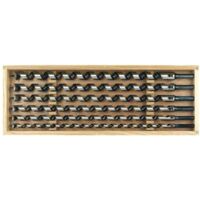 FISCH Schlangenbohrer-Kassette Länge 460 mm 6-teilig in Holzkassette