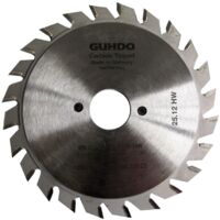 GUHDO HW-Ritzkreissägeblatt für MARTIN 2 Achsen 120x2,8-3,6x22 mm Z2x12 V/FZ