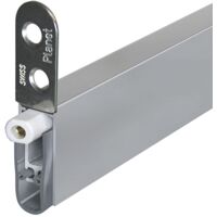 Planet Türdichter HS-FH-RD Zugluftstopper für Drehtüren Länge 1335mm Aluminium natur