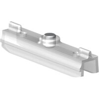SUPRA Klapperschutz/Aushängesicherung, Glasstärke 6 mm, Kunststoff transparent