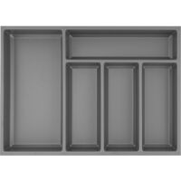 Agoform Besteck Organizer Sky Besteckeinsatz 520x53x373mm schiefgrau Kunststoff