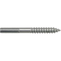 Stockschrauben ø M 4x20 mm Befestigungsschrauben ohne Schlüsselfläche verzinkt