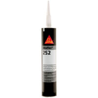 Sikaflex-252 Konstruktionsklebstoff, Klebstoff 300ml, Schwarz