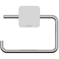 Geesa Toilettenpapierhalter ohne Deckel Topaz - Klopapierhalter zum Bohren, verchromt