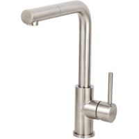 Solido Küchenarmatur CABL003IU Eco schwenkbarer & ausziehbarer Wasserhahn - druckfeste Armatur, Edelstahl