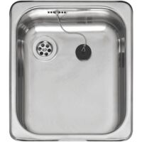 ReginoxEinbauspüle R18 3530 OSK Edelstahl Spülbecken für 400mm Unterschrank, 350x398mm - hochwertiges Spülbecken für die Küche