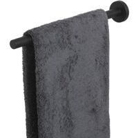 Tiger Ausziehbarer Handtuchhalter Boston - Handtuchhalterung ausziehbar 350-600mm, Edelstahl schwarz matt