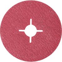 Sia Fiberscheibe Keramik 4560 Siabite 125mm K50 - Hochleistungs Keramik Schleifscheibe mit stabiler Unterlage, für Metall