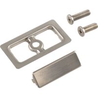 Solido Überlauf Abdeckung KIT228 - Edelstahl, hochwertig, langlebig, passgenau für Waschbecken - 1 Stück