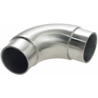 CROSO Rundbogen 90° für Rohr ø 33,7 x 2,0 mm, Edelstahl geschliffen V2A
