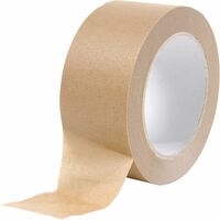 Papierklebeband Packband Verpackungsband braun, glattes Papier, reißfest, hohe Klebekraft, gute Anfangshaftung, Economy, 50 mmx50 m