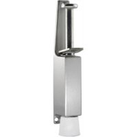 Türfeststeller Hub 30 mm, Höhe 165 mm, silber