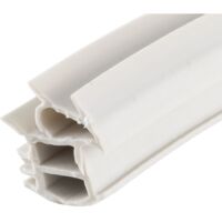 DOMOFERM Dichtungseinlage Türdichtung C 550 weiß für Stahlzargen 5,05 m