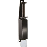 Türfeststeller Hub 30 mm, Höhe 165 mm, braun