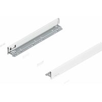 BLUM LEGRABOX pure SET Höhe N, BLUMOTION S, 40kg, NL 500, Seidenweiß