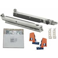 BLUM MOVENTO BLUMOTION S 760H Schubladenschienen, 500mm Bodenmontage Vollauszug 40kg, 1 Paar inkl. Kupplung und Montagezubehör-Set