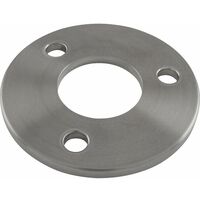 ECONOMY Ronde gelocht für Rohr ø 42,4 mm,Edelstahl geschliffen V2A