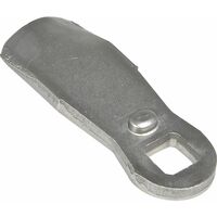 Sperrnase gerade für Blechmontagezylinder, 45 x 19 mm, Maß H 18 mm, Edelstahl