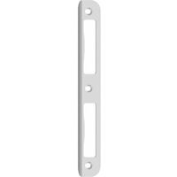 Winkelschließblech R 10 rund Blindlappen 8 mm 1 WB 2492, Nickel- silber lackiert