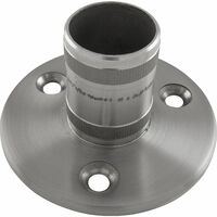 ECONOMY Flansch innen für Rohr ø 42,4 x 2,0 mm,Edelstahl geschliffen V2A