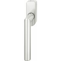 FSB Fenstergriff 34 1076 abschließbar ovale Rosette, Aluminium silber eloxiert