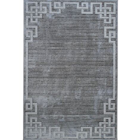 BORGES ORIENT - Tapis vintage oriental gris 160x230 (1/5)