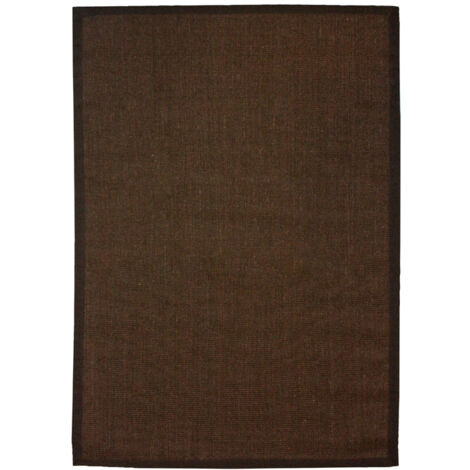 SISAL - Tapis en sisal chocolat 120x170 (1/3)
