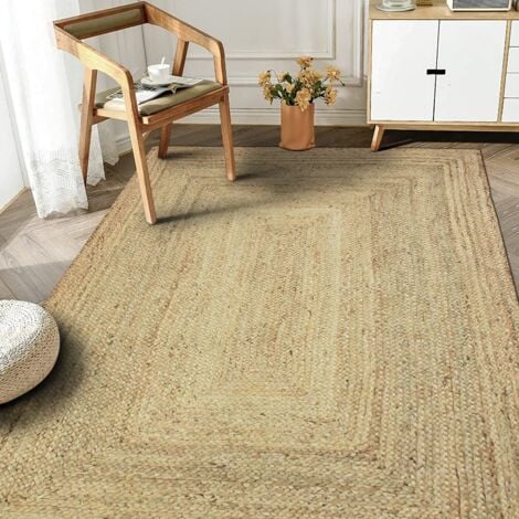 VEGETAL JUTE - Tapis en jute tressé naturel 160x230