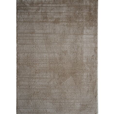 HORIZON UNI - Tapis contemporain en polyester beige 120x166
