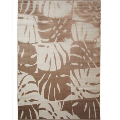 URBANO EFFECT - Tapis scandinave moderne doux marron 120x160 (1/5)
