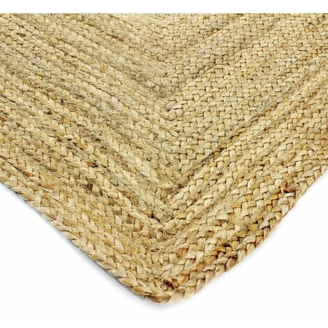 VEGETAL JUTE - Tapis en jute tressé naturel 45x120